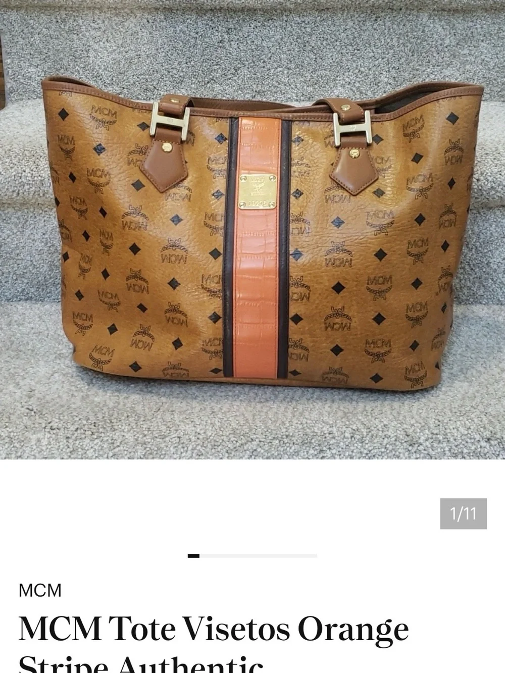 MCM gold tone